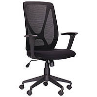 Кресло офисное Nickel Black сиденье Сидней-19/спинка Сетка SL-02 беж TM AMF