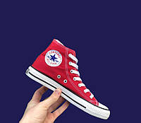 Высокие красные кеды Converse all star 36-41