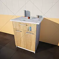 Готовий модуль для кухні нижній Кухонний модуль Opendoors Тумба низ 600 мм. комбі без стільниці
