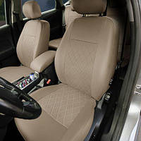 Чехлы на сиденья из экокожи Nissan Pixo I 2008-2013 EMC-Elegant