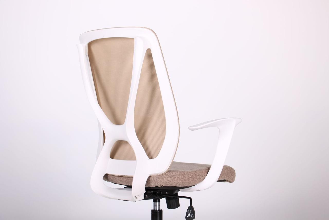 Компьютерное кресло для сотрудников офиса Nickel White сиденье Сидней-09/спинка Сетка SL-02 беж AMF - фото 7 - id-p1651890073