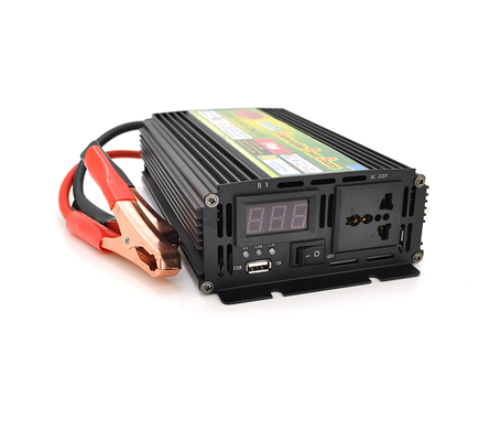 Автономний інвертор+зарядний пристрій Voltronic Wm-3200/1900Вт з апроксимованою синусоїдою, 12/220V USB, фото 1