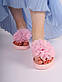 Шлепанці жіночі рожеві силіконові Б1391, фото 7