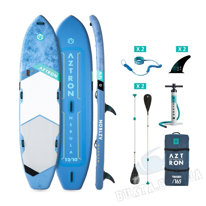 Надувна Sup дошка Aztron Nebula 2+1 Person 12'10&Prime; iSUP (AS-800D) - фото 1 - id-p1651913202