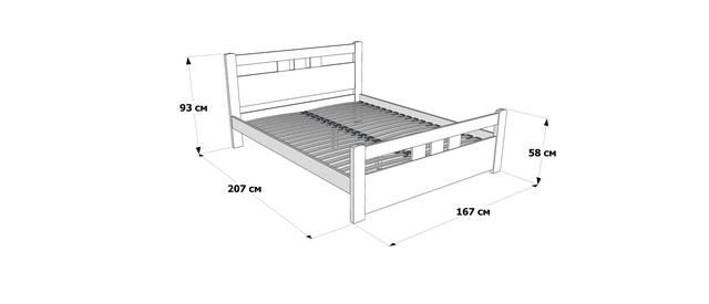 Размеры кровати Геракл