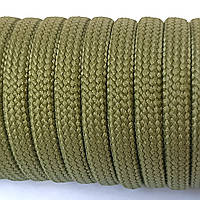 Шнур круглий плетений Luxyart хакі 6,5 мм діаметр 200 м
