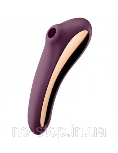 Вакуумний стимулятор Satisfyer Dual Kiss Фіолетовий, фото 1