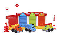 Детская игрушечная парковка-гараж Технок