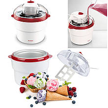 Морозивниця, пристрій для приготування морозива Silver Crest SECM 12 C7 Red (полівт., Німеччина)