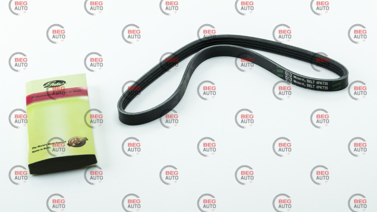 Ремень Генератора Ручейковый Matiz 4pк738 Без Гур (gates) (4PK738 ...