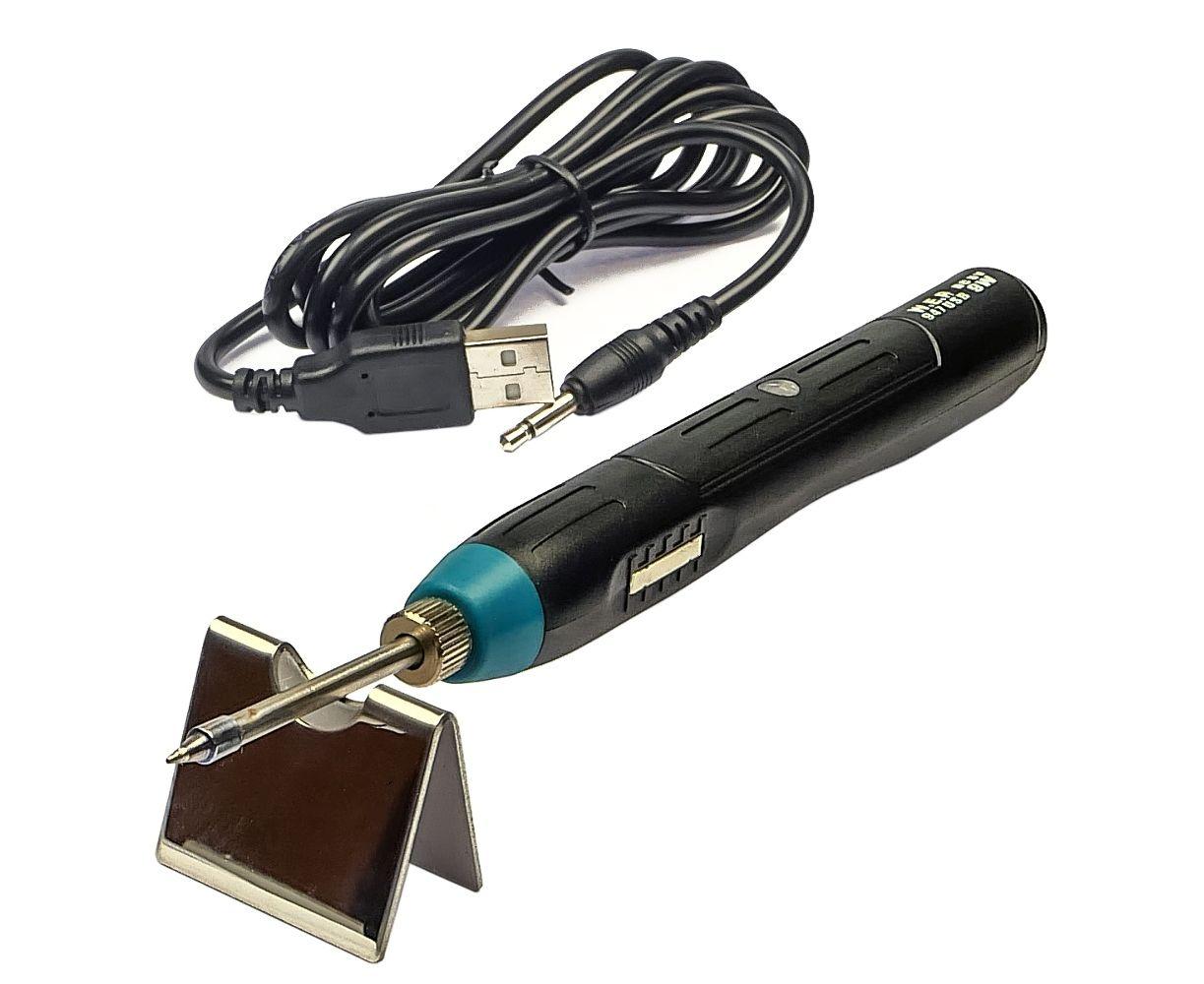 Паяльник WEP 947 USB з підставкою (живлення від USB 5V, 9W, t 500C)