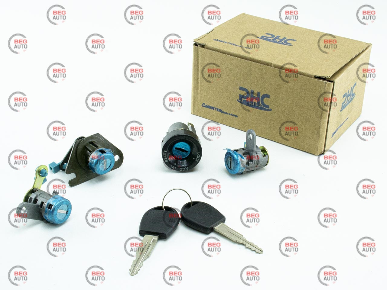 Замок зажигания Aveo 3 T-250 +личинки дв.+замок багаж. (PHC) (96585577 ...