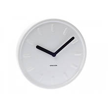 Годинник настінний круглий в стилі мінімалізм "Ceramic station" Ø29 см
