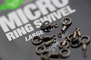 Вертлюг мікро з кільцем Korda Micro Rig Ring Swivel Large