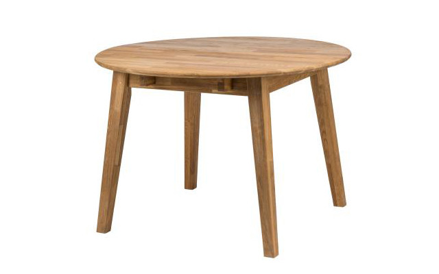Стол кухонный обеденный столик на кухню небольшой раскладной круглый из дерева кухонные столы Женова Д90(130) - фото 3 - id-p1651936531