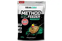 Прикормка Real Fish Метод Фидер Fruit Mix (Фруктовый микс) 0.8кг