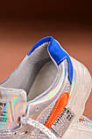 Кросівки жіночі сріблясті Т1508, фото 5