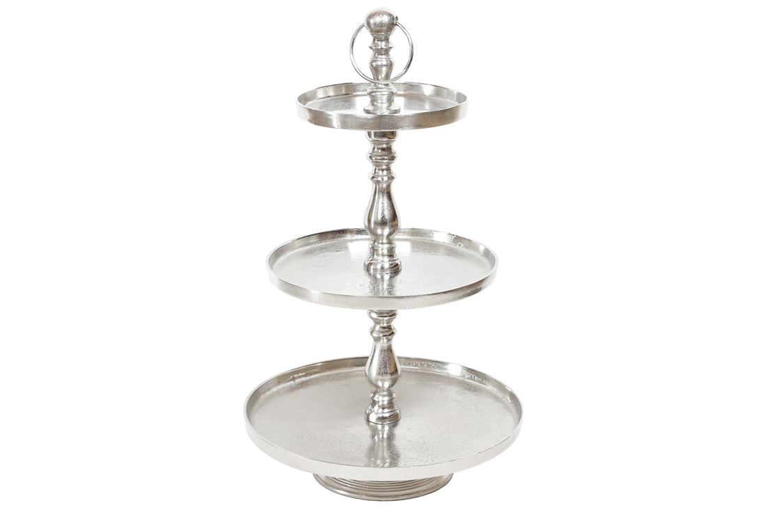 Етажерка алюмінієва 75см, колір - срібний, фото 1