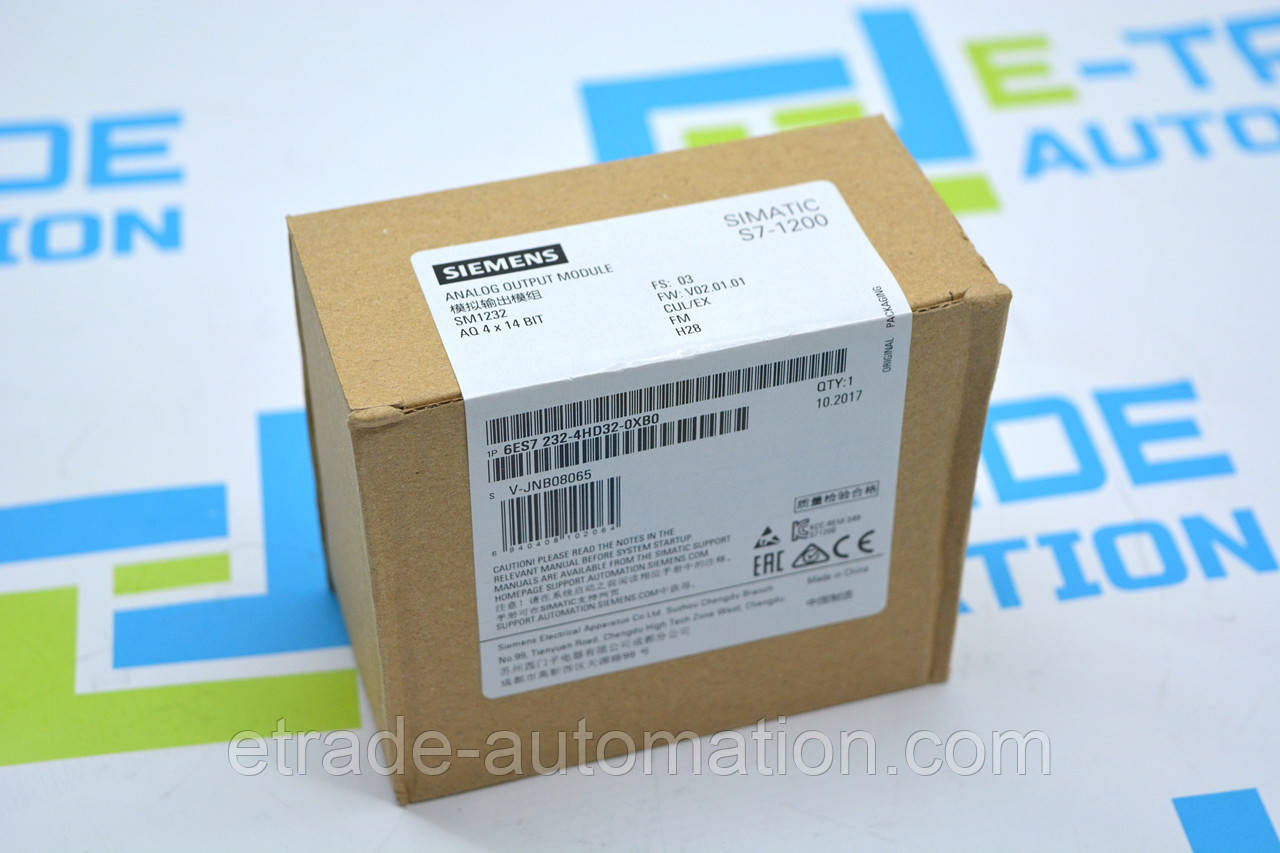 Модуль введення-виведення Siemens 6ES7232-4HD32-0XB0, фото 1