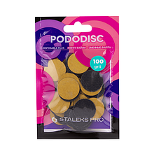 Змінні файли для педикюрного диска 100 гритів STALEKS PRO PODODISC L 50 шт.