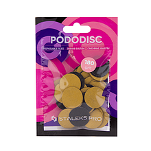 Змінні файли для педикюрного диска 180 гритів STALEKS PRO PODODISC L 50 шт.