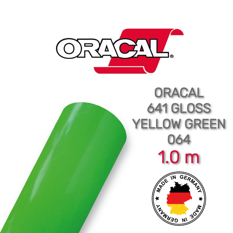 Oracal 641 064 Matte Yellow Green 1 m