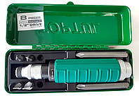 Ударно-поворотна викрутка з насадками TOPTUL 8ед. GAAD0808