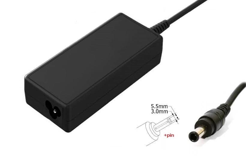 Блок живлення до ноутбука Fujitsu 19v 3.16a 60w 5.5x3.0 or 5.0x3.0mm (+pin) (NoName (B)) 3 міс.гар.