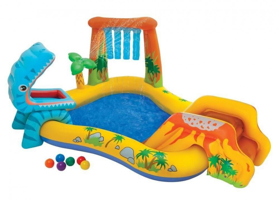 Надувний ігровий центр Intex 57444 Dinosaur Play Cente