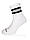 Шкарпетки чоловічі спортивні довгі демісезонні р.39-41, 41-44 чорні, білі Twinsocks, фото 4