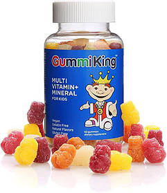 Мультивітаміни та мінерали для дітей Multi-Vitamin Mineral GummiKing, 60 жувальних таблеток
