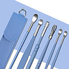 Інструмент для чищення вух Lanbena Сині (6 шт.), фото 3