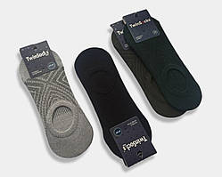 Чоловічий набір коротких шкарпеток слідів від ТМ TwinSocks - 12 шт на Ваш вибір 25(39-41),27(41-43), 29(43-45)