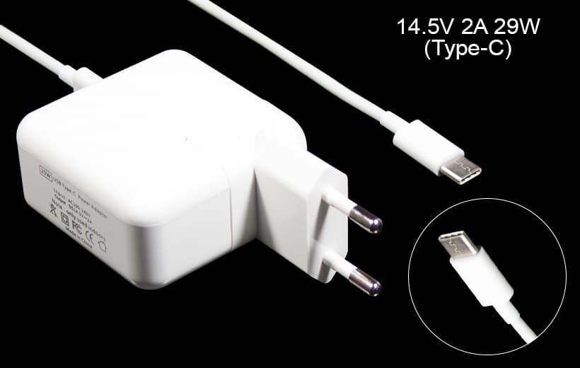 Блок живлення до ноутбука Apple (MacBook 12) 14.5v 2a 29w Type-C USB (Як оригінал) 1 день гар.