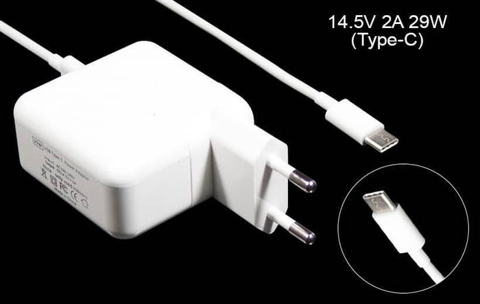 Купить Блок питания для ноутбука Apple (MacBook 12) 14.5v 2a 29w Type-C ...