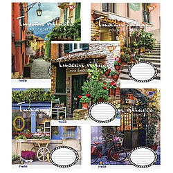 Зошит шкільний 36 арк. клітинка YES "Tuscan villages" 765952