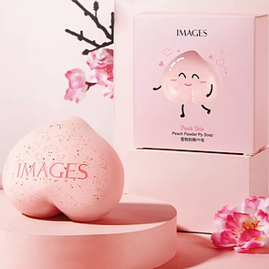 Скраб-мило для тіла Images Peach Powder Pp Soap з екстрактом персика 90 g