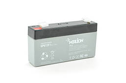 Акумуляторна батарея MERLION AGM GP613F1 6 V 1,3Ah ( 95 x 25 x 50 (55) ) Q40