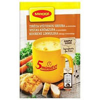 Крем-суп Maggi швидкого приготування з грінками зі смаком курки 16 г (30 шт./кор)