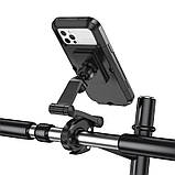 Держувач для телефону на велосипед HOCO Rider waterprooof CA101, чорний, фото 3