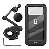 Держувач для телефону на велосипед HOCO Rider waterprooof CA101, чорний, фото 7