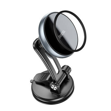 Держак магнітний HOCO Super-way console ring CA100, чорний, фото 4