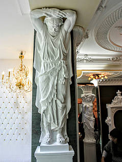 Атлант з гіпсу, гіпсовий атлант