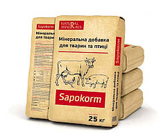 Природна мінеральна добавка до корму великої рогатої худоби - САПОКОРМ, мішок 25 кг