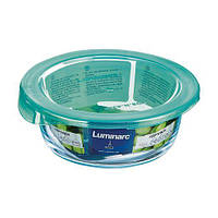 Лоток  Luminarc Keep'n Box P5525 420мл скляний круглий з кришкою