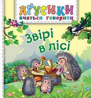 Книга Звірі в лісі. Аґусики вчаться говорити. Автор -  Валентина Рожнів (Богдан)