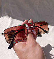 Винтажные солнцезащитные очки мужские женские в металлической оправе , стильные повседневные водительские очки