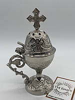 Кадильница Греция, никель, Censer, 8х13 см