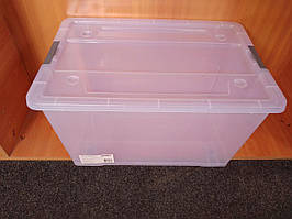 Ящик для зберігання Home Star (55л) прозорий