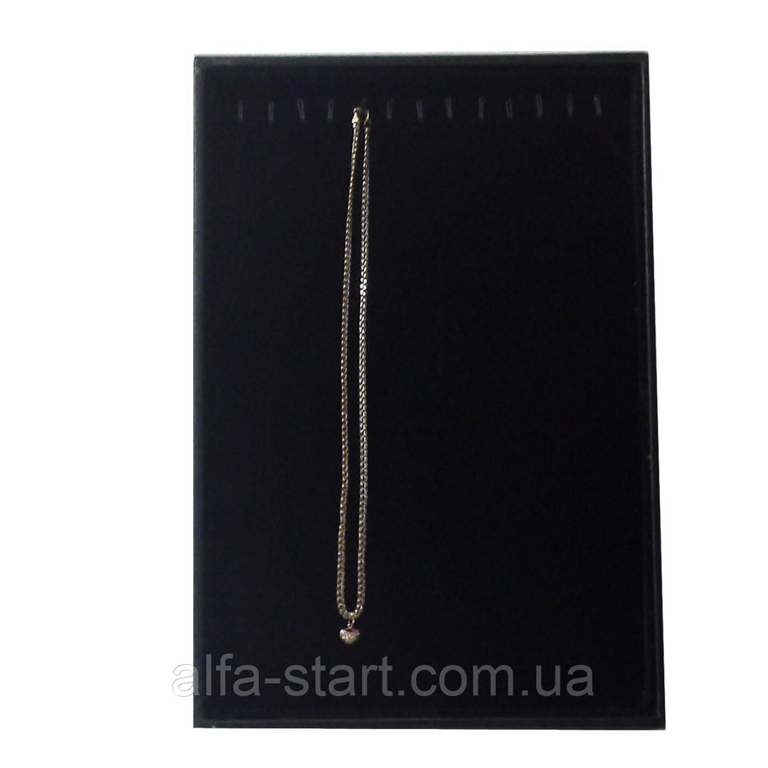 Бархатная коробка планшет для цепочек,браслетов с металлическими крючками - фото 1 - id-p269457093